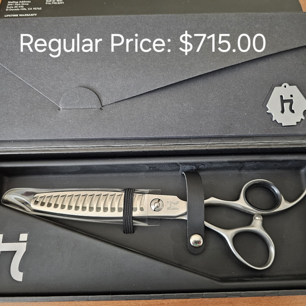 Professional Silver Hair Cutting Scissors